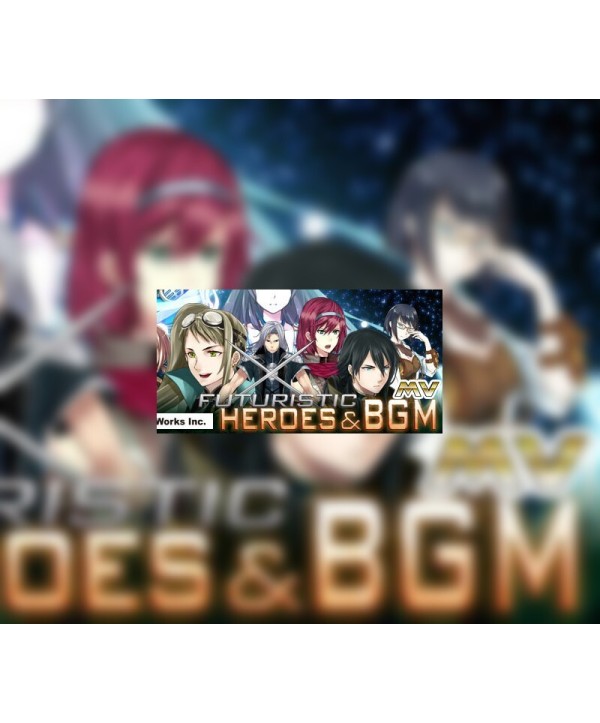 RPG Maker MV - Frontier Works: Futuristic Heroes and BGM DLC Steam Key EUROPE